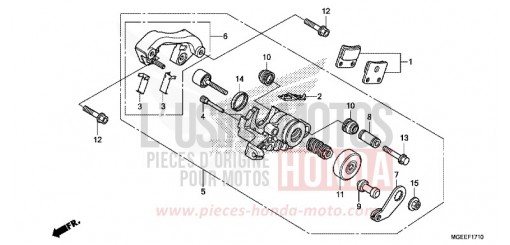 PARKING BRAKE CALIPER VFR1200FDF de 2015